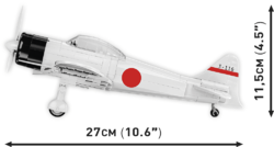 Stíhací letoun Mitsubishi A6M2 Zero COBI 5515 - World War II - kopie