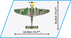 Deutsche Junkers JU-88 COBI 5733 Mehrzweck-Kampfflugzeug - World War II - kopie