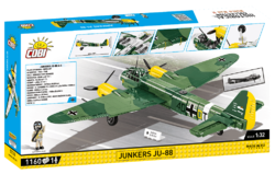 Nemecká viacúčelová stíhačka Junkers JU-88 COBI 5732 - Limitovaná edícia WW II - kopie