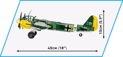 Nemecká viacúčelová stíhačka Junkers JU-88 COBI 5732 - Limitovaná edícia WW II - kopie