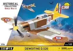 Francouzský stíhací letoun Dewoitine D.520 COBI 5734 - World War II