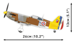 Francouzský stíhací letoun Dewoitine D.520 COBI 5734 - World War II