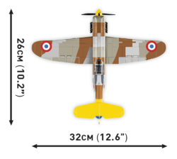 Francúzske stíhacie lietadlo Dewoitine D.520 COBI 5720 - World War II - kopie