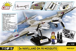 Víceúčelový bojový letoun De Havilland DH.98 Mosquito COBI 5735 - World War II