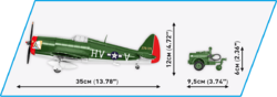 Fighter North American P-51D Mustang COBI 5719 - World War II - kopie