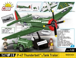 Americký stíhací letoun P-47 Thunderbolt COBI 5736 - Executive Edition WWII