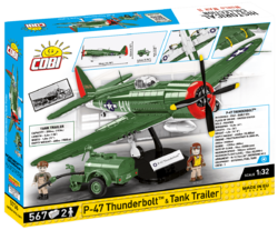 American fighter plane P-47 Thunderbolt COBI 5736 - Executive Edition WWII