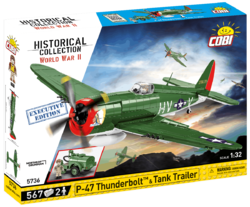 American fighter plane P-47 Thunderbolt COBI 5736 - Executive Edition WWII