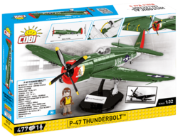 American fighter plane P-47 Thunderbolt COBI 5736 - Executive Edition WWII - kopie