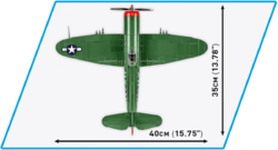 Americký stíhací letoun P-47 Thunderbolt COBI 5737 - World War II