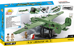 Americké ťažké bombardovacie lietadlo B-24 LIBERATOR MK. III COBI 5738 - Limited Edition WWII 1:48