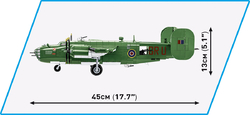 Americký diaľkový bombardér Boeing B-17F Létajúca pevnosť-Memphis Belle COBI 5707 - World War II - kopie