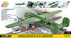 American heavy bomber B-24 LIBERATOR MK. III COBI 5738 - Limited Edition WWII 1:48 - kopie