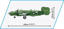 Americký těžký bombardovací letoun Consolidated B-24 D LIBERATOR COBI 5739 - World War II 1:48