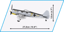 Nemecké stíhacie lietadlo Focke-Wulf FW 190 A5 COBI 5722 - World War II - kopie