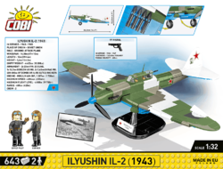 Russisches Jagdflugzeug Iljuschin IL-2M3 Shturmovik COBI 5744 - World War II 1:32 - kopie