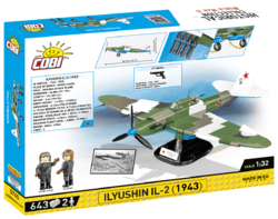 Russisches Jagdflugzeug Iljuschin IL-2M3 Shturmovik COBI 5744 - World War II 1:32 - kopie