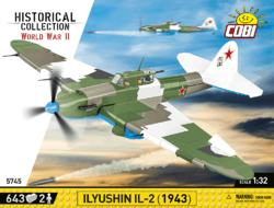 Ruské bojové lietadlo Iľjušin IL-2M3 Shturmovik COBI 5744 - World War II 1:32 - kopie