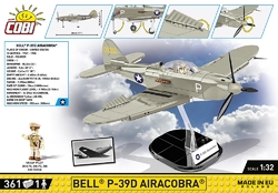 Americký stíhací letoun Bell P-39 Aircobra COBI 5746 - World War II 1:32