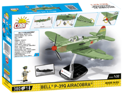 American fighter aircraft Bell P-39D Airacobra COBI 5746 - World War II 1:32 - kopie