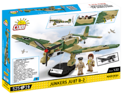 Nemecký strmhlavý bombardér Junkers JU-87 B-2 Stuka TROP COBI 5748 - World War II 1:32