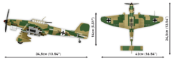 Nemecký strmhlavý bombardér Junkers JU-87B Stuka COBI 5730 - World War II - kopie