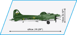 Americký dálkový bombardovací letoun Boeing B-17G Létající pevnost COBI 5750 - World War II 1:48