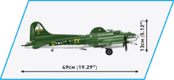 Americký diaľkový bombardér Boeing B-17F Létajúca pevnosť-Memphis Belle COBI 5707 - World War II - kopie