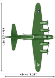 Americký diaľkový bombardér Boeing B-17F Létajúca pevnosť-Memphis Belle COBI 5707 - World War II - kopie