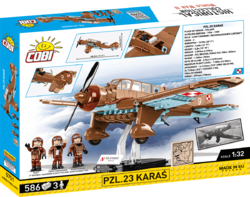 Polnischer leichter Bomber PZL.23 Karaś COBI 5751 – World War II 1:32