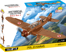 Poľský ľahký bombardér PZL.23 Karaś COBI 5751 - World War II 1:32