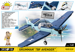 Americký torpédový bombardér Grumman TBF AVENGER COBI 5752 - World War II 1:48