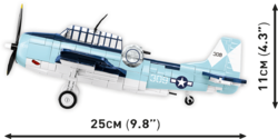 Americké stíhacie lietadlo Grumman F4F Wildcat COBI 5731 - Warld War IIAmerican fighter aircraft Grumman F4F Wildcat COBI 5731 - World War II - kopie