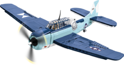 American fighter aircraft Grumman F4F Wildcat COBI 5731 - World War II - kopie
