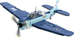 Amerikanisches Kampfflugzeug Grumman F4F Wildcat COBI 5731 - World War II - kopie