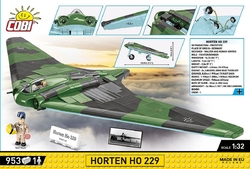 Německý proudový stíhací letoun samokřídlo Horten Ho 229 COBI 5757 - World War II 1:32