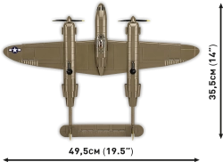 Amerikanischer Jagdbomber Lockheed P-38 Lightning COBI 5882 - Zweiter Weltkrieg 1:48 - kopie
