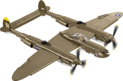 Amerikanischer Jagdbomber Lockheed P-38 Lightning COBI 5882 - Zweiter Weltkrieg 1:48 - kopie