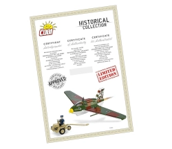 Německé stíhací letadloMesserschmitt Me 163B Komet & Scheuch-Schlepper COBI 5765 Limited Edition WW II 1:32