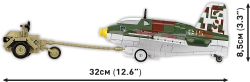 Německé stíhací letadloMesserschmitt Me 163B Komet & Scheuch-Schlepper COBI 5765 Limited Edition WW II 1:32