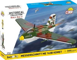 Nemecké prúdové stíhacie lietadlo Messerschmitt Me 163B COBI 5766 World War II 1:32