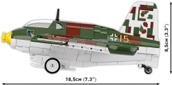 Nemecké stíhacie lietadlo Messerschmitt Me 163B Komét & Scheuch-Schlepper COBI 5765 Limited Edition WW II 1:32 - kopie