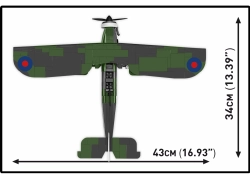 Britský torpédový palubní letoun Fairey Swordfish COBI 5770 - World War II 1:32