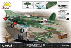 Německý střední bombardér HEINKEL HE 111 H-22 se střelou V1 COBI 5771 - Executive Edition WW II 1:48