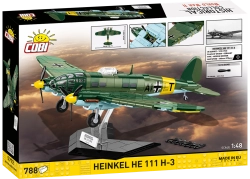 Německý střední bombardér HEINKEL HE 111 H-3 COBI 5772 - World War II 1:48