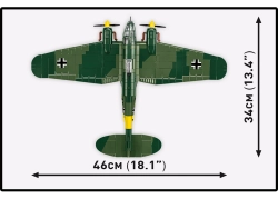 Německý střední bombardér HEINKEL HE 111 H-3 COBI 5772 - World War II 1:48