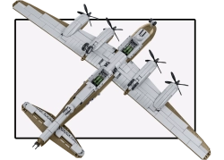 Americký těžký bombardovací letoun Boeing B-29 Superfortress COBI 5774 - World War II 1:72
