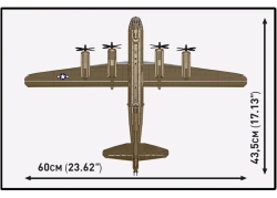 Americký těžký bombardovací letoun Boeing B-29 Superfortress COBI 5774 - World War II 1:72