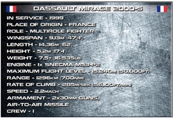 Francouzský víceúčelový stíhací letoun Dassault Mirage 2000-5 COBI 5801 - Armed Forces