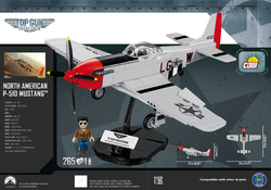 Stíhací letoun P-51D Mustang COBI 5806 - TOP GUN Mawerick